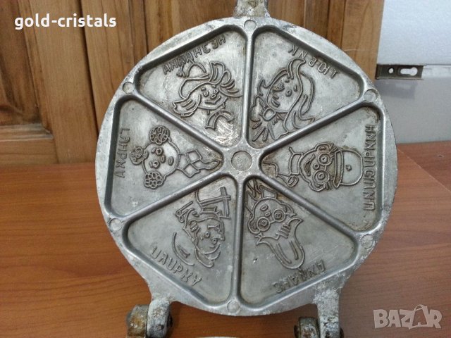 Преса калъп форма гофретник, снимка 4 - Антикварни и старинни предмети - 33569049