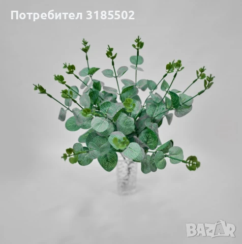 Изкуствен евкалипт – естествена свежест и стил без поддръжка, снимка 3 - Изкуствени цветя - 51227550