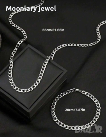 Мъжки бижута, снимка 2 - Бижутерийни комплекти - 52666094