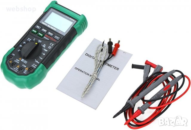 Цифров Мултиметър , Мултицет MASTECH MS8229 VAC/VDC | AAC/ADC | OHM | F | °C | Hz | LUX | RH | dB, снимка 1