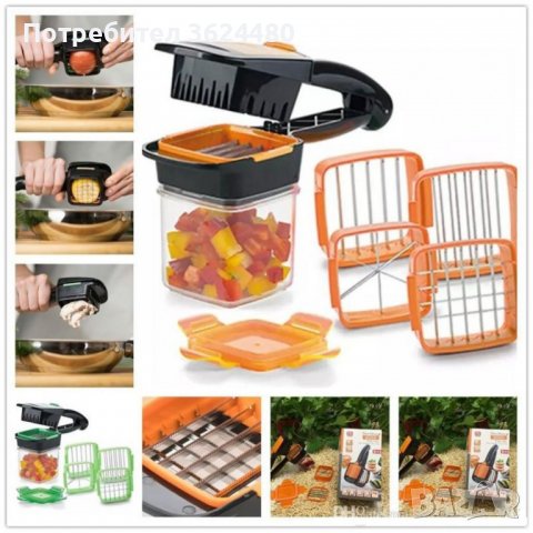 Кухненско ренде Nicer Dicer Quick, снимка 3 - Аксесоари за кухня - 40027861