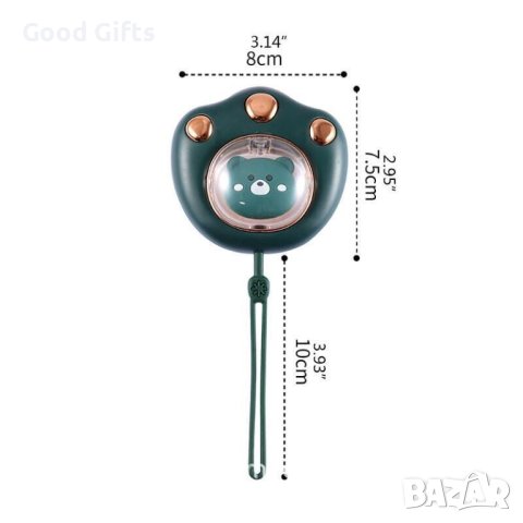Мини нагревател за ръце с форма котешка лапичка FC6502, снимка 6 - Други - 43673533