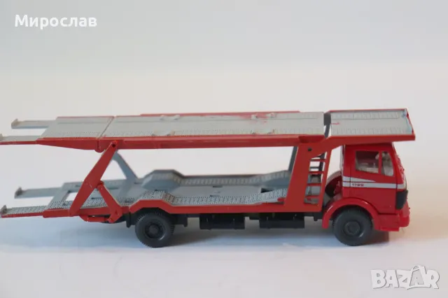 WIKING 1:87 H0 MERCEDES BENZ АВТОВОЗ КАМИОН МОДЕЛ КОЛИЧКА, снимка 5 - Колекции - 50029697