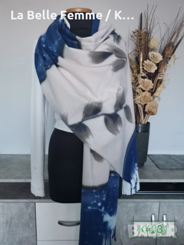 Шалове от кашмир, снимка 11 - Шалове - 51861426