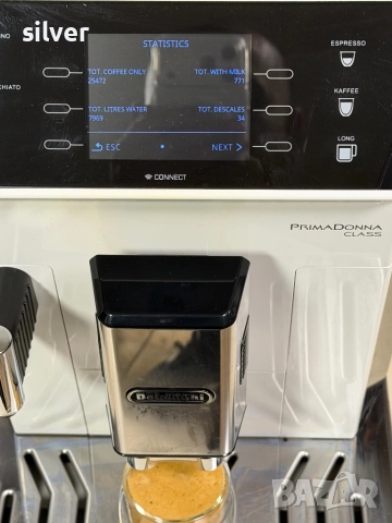 Кафемашина кафе автомат delonghi Primadonna CLASS с гаранция, снимка 8 - Кафемашини - 52645933