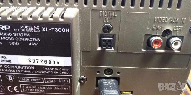 Аудио система SHARP XL-T300, снимка 8 - Аудиосистеми - 43709895