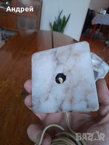 Стара Мраморна лампа, снимка 7 - Други ценни предмети - 44844955