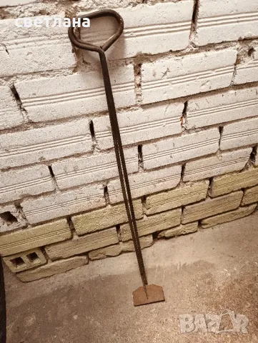 стари метални приспособления за камина, пещ и др, снимка 4 - Декорация за дома - 48627375