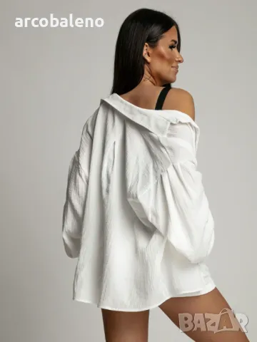 Дамски комплект от две части от муселин MOLLY, 8цвята , снимка 3 - Комплекти - 49793723