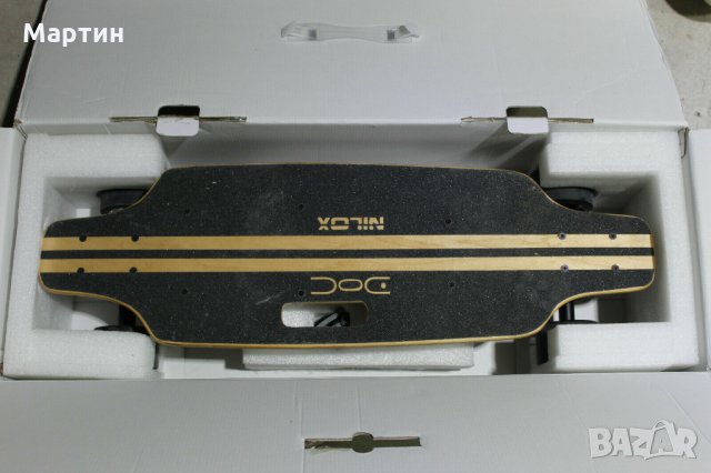 Електрически скейтбоард Nilox скорост 12км в час и пробег 25км, снимка 16 - Скейтборд, ховърборд, уейвборд - 27794765