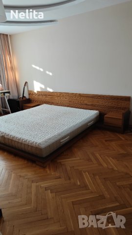 Спален комплект със секция в японски стил от масивно дърво, снимка 5 - Спални и легла - 43847959