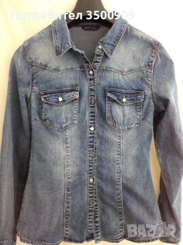 дамска дънкова риза