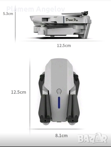 Сгъваем дрон s9, снимка 3 - Дронове и аксесоари - 52710475