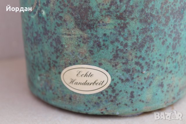 Немска ваза ръчна изработка , снимка 6 - Вази - 37605330
