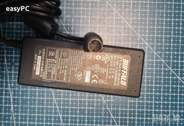 Оригинален захранващ адаптер BUFFALO UAE325D-0512 12V 5V, снимка 5 - Друга електроника - 47837350