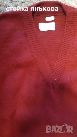 Продавам елек за риза, цвят бордо, снимка 3 - Други - 43848599