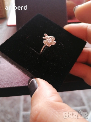 Изключително красив сребърен пръстен - модел R002А, снимка 3 - Пръстени - 53437078