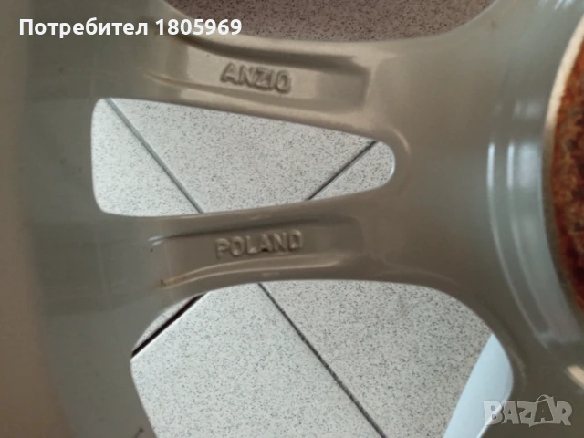 4бр. ал. джанти Anzio 5x100 , 6,5x16 , ET38, снимка 5 - Гуми и джанти - 50598426