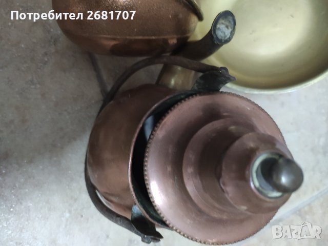 Стари медни съдове , снимка 4 - Антикварни и старинни предмети - 40413993