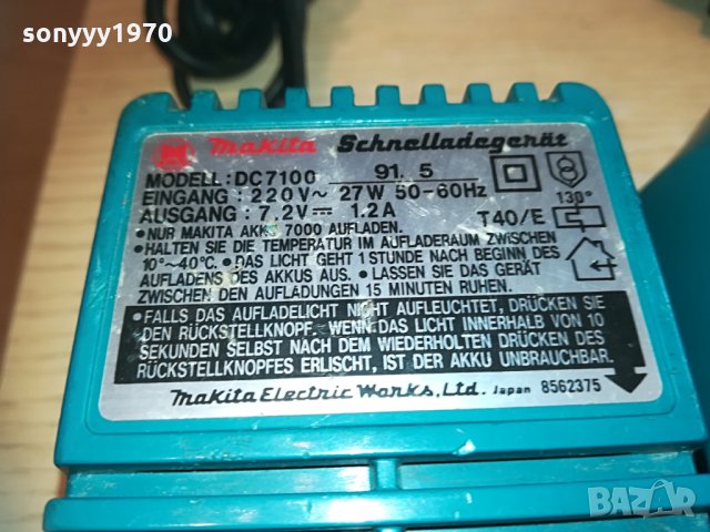 makita charger-зарядно по избор 0605211342, снимка 4 - Винтоверти - 32780445