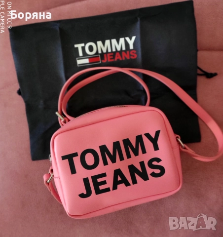 Tommy Jeans розова малка чанта