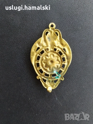 Старинен накит/медальон, снимка 4 - Антикварни и старинни предмети - 52990188