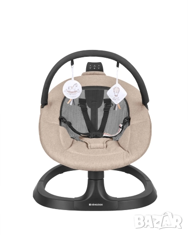 Електрическа люлка Zazu Beige, снимка 12 - Детски люлки - 52981655