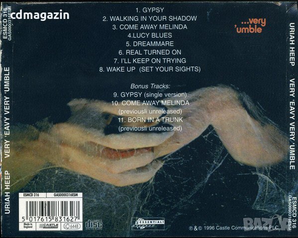 Компакт дискове CD Uriah Heep – ...Very 'Eavy ...Very 'Umble, снимка 2 - CD дискове - 35080188