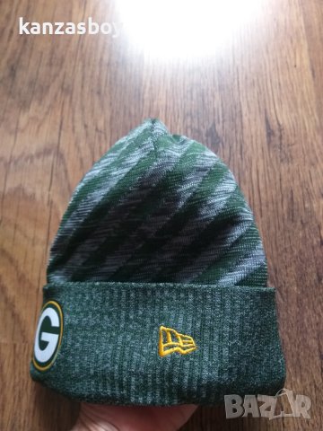 New era NFL Green Bay Packers- мъжка зимна шапка КАТО НОВА 100% оригинал универсален размер, снимка 5 - Шапки - 43733527