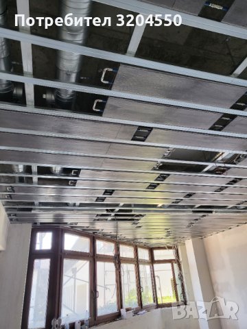  Извършвам Монтаж на гипсокартон окачени тавани алуминиева и пвц дограма бързо и коректно, снимка 4 - Майстори - 38211633