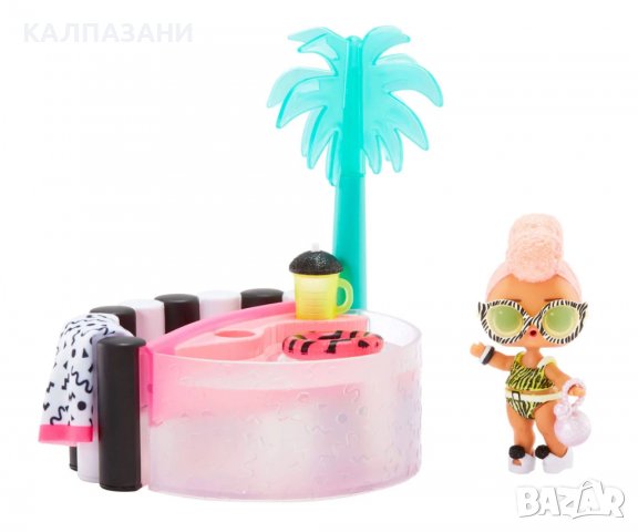 Кукла L.O.L. - 581642 - Комплект кукла с мебели, Hot Tube, снимка 3 - Кукли - 37290509