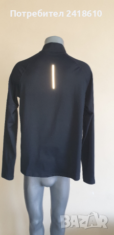 Nike Running Dri - Fit Stretch 3/4 Zip Mens Size M НОВО! ОРИГИНАЛ! Мъжка Спортна Блуза!, снимка 5 - Спортни дрехи, екипи - 44897853