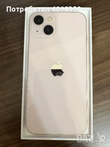 Iphone 13 pink + подарък, снимка 3 - Apple iPhone - 52513245