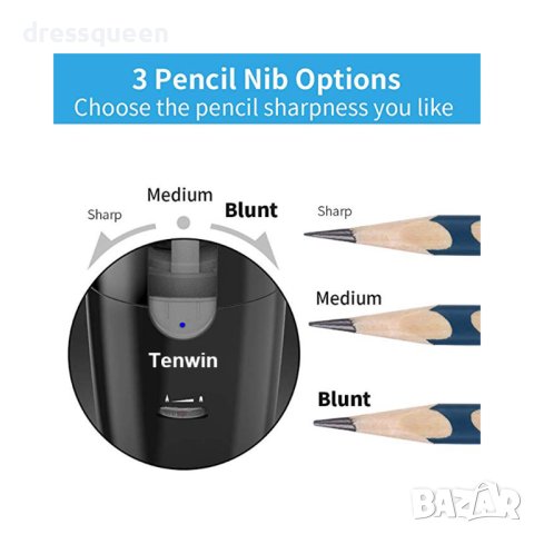 3966 Електрическа бежична острилка за моливи, снимка 8 - Други стоки за дома - 44010684