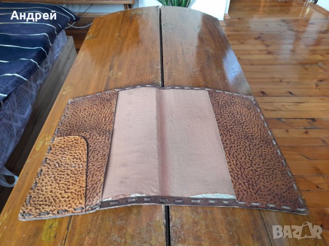 Стара кожена папка #19, снимка 3 - Други ценни предмети - 43300727