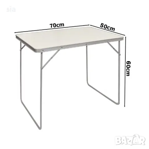 Маса за Къмпинг, Помощна за риболов, 70см, снимка 2 - Къмпинг мебели - 50124954