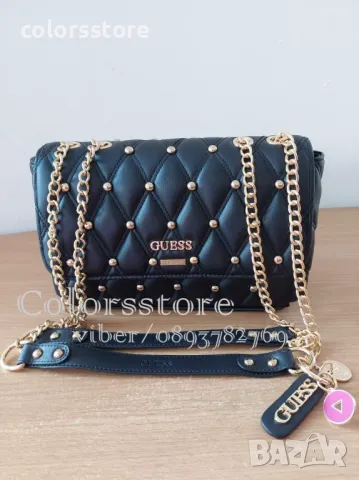 Луксозна Черна чанта Guess -SG-T12, снимка 2 - Чанти - 42967522