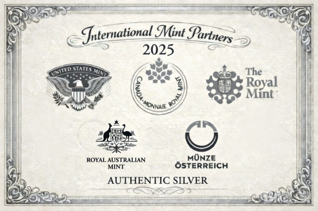 Ексклузивен комплект "Петте класики"-Сет - 5 Сребърни инвестиционни монети по 1 тройунция – 2025 г.!, снимка 16 - Нумизматика и бонистика - 53450843