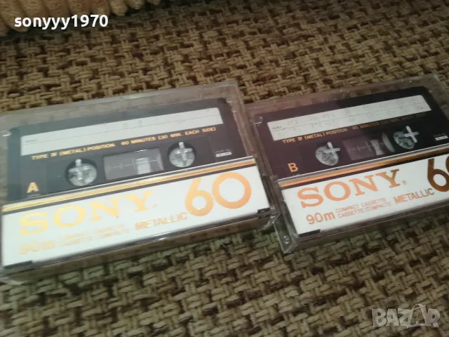 SONY-JAPAN TAPE METALLIC 60 1612241519, снимка 3 - Аудио касети - 48366997