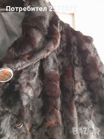 Кожено палто от нутрия, 48, снимка 7 - Палта, манта - 38022933