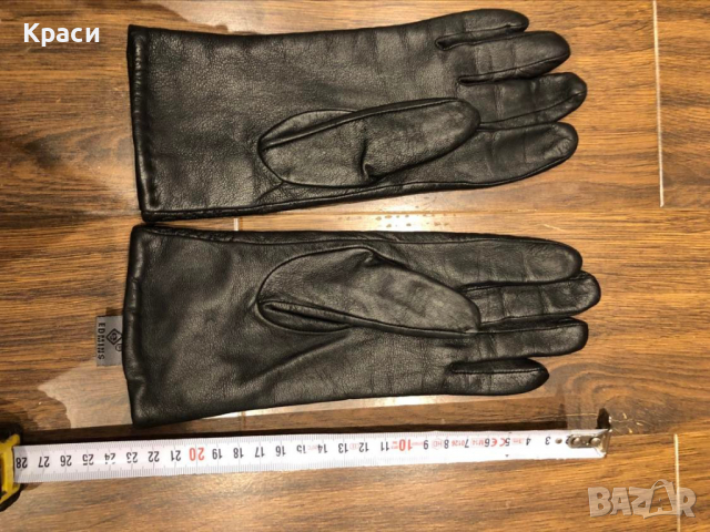 Дамски кожени ръкавици от естествена кожа, снимка 7 - Ръкавици - 36380766