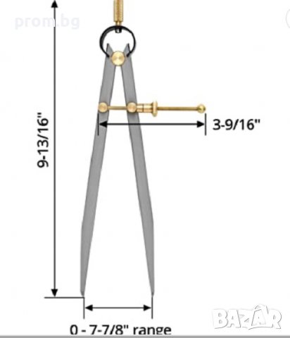 кожарски, сарашки пергел за кожа, 2 модела 150 мм, 200 мм, очертаване, снимка 6 - Други инструменти - 29760673