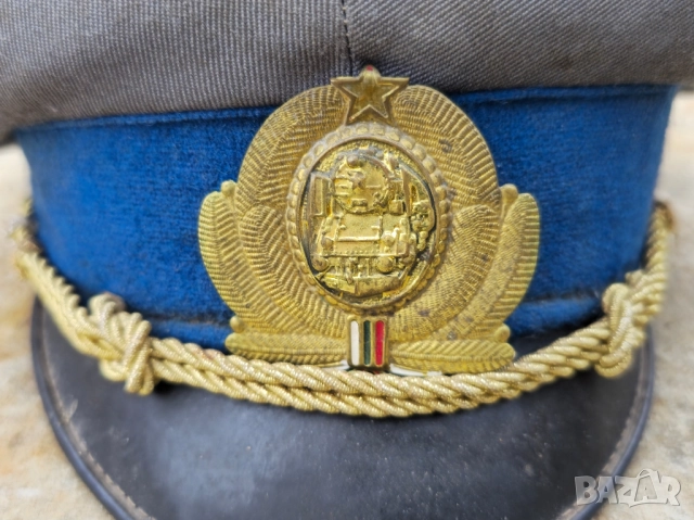 Железничарска ЖП шапка от соца, снимка 4 - Шапки - 52353544