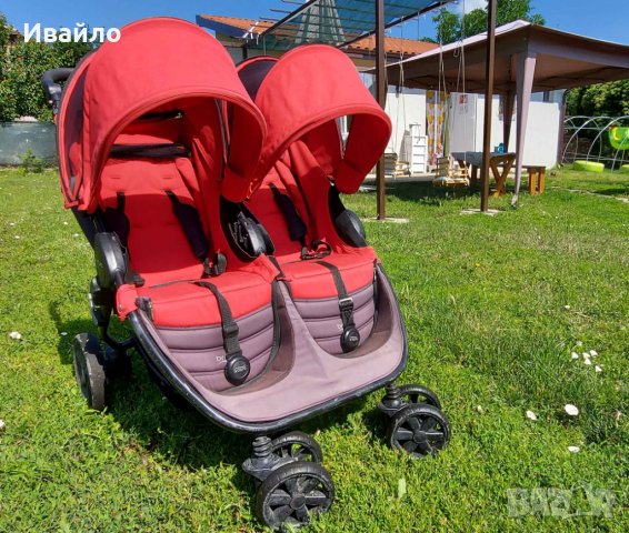 Kоличкa за близнаци Britax B-Agile Double, снимка 1 - Детски колички - 39784425