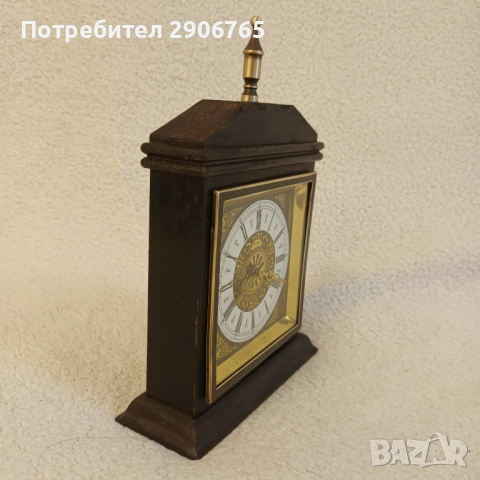 Часовник каминен Jerger Германия работещ, снимка 8 - Антикварни и старинни предмети - 52467770