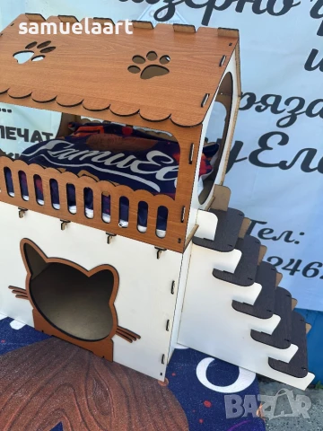 Дървена къщи за котки, снимка 8 - За котки - 50927891