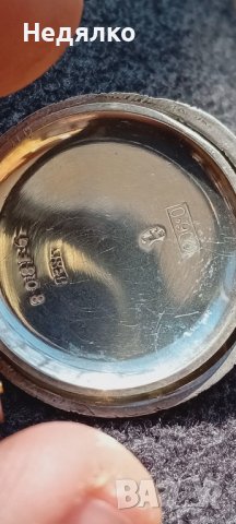 Сребърен джобен часовник,цветен емайл,1890, снимка 15 - Антикварни и старинни предмети - 43909408