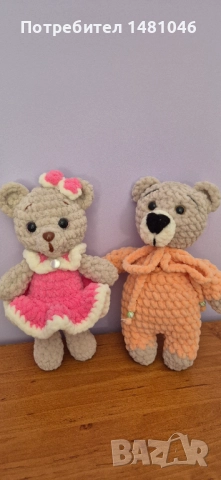 Плетени играчки.Малко сладки предложения за подарък на вашето дете, изработени с много любов., снимка 16 - Плюшени играчки - 52857502
