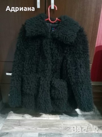 Черно меко палто, снимка 5 - Палта, манта - 44061626