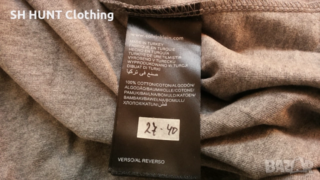 Calvin Klein Jeans Mens T-Shirt размер L мъжка тениска 27-40, снимка 12 - Тениски - 53296288